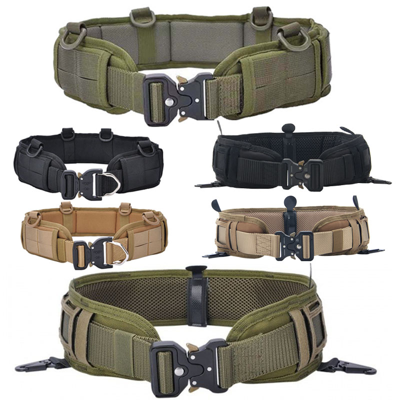 Tactical Molle Belt 1000D Nylon Military Convenient..